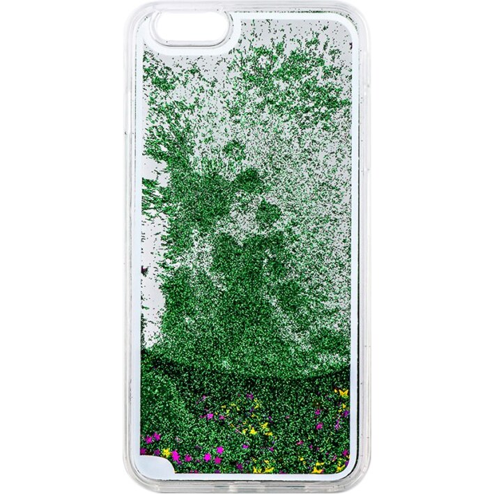 Capac de protectie Tellur Glitter pentru iPhone 6 Plus, Green