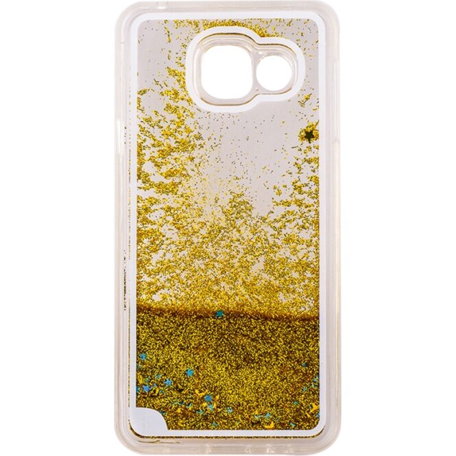 Capac de protectie Tellur Glitter pentru Samsung Galaxy A3 (2016), Yellow