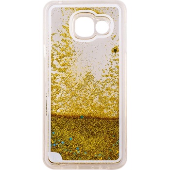Capac de protectie Tellur Glitter pentru Samsung Galaxy A3 (2016), Yellow Capac de protectie Tellur Glitter pentru Samsung Galaxy A3 (2016), Yellow