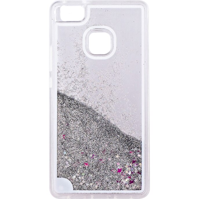 Capac de protectie Tellur Glitter pentru Huawei P9 Lite, White