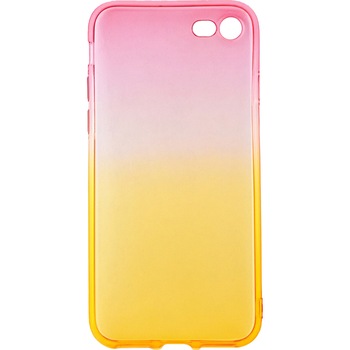 Capac de protectie Tellur pentru iPhone 8 / iPhone 7, Silicon, Pink/Orange Capac de protectie Tellur pentru iPhone 8 / iPhone 7, Silicon, Pink/Orange