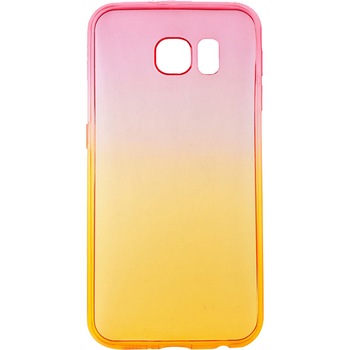 Capac de protectie Tellur pentru Samsung Galaxy S6, Silicon, Pink/Orange Capac de protectie Tellur pentru Samsung Galaxy S6, Silicon, Pink/Orange