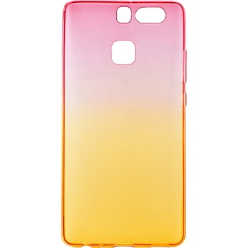 Capac de protectie Tellur pentru Huawei P9 Lite, Silicon, Pink/Orange Capac de protectie Tellur pentru Huawei P9 Lite, Silicon, Pink/Orange