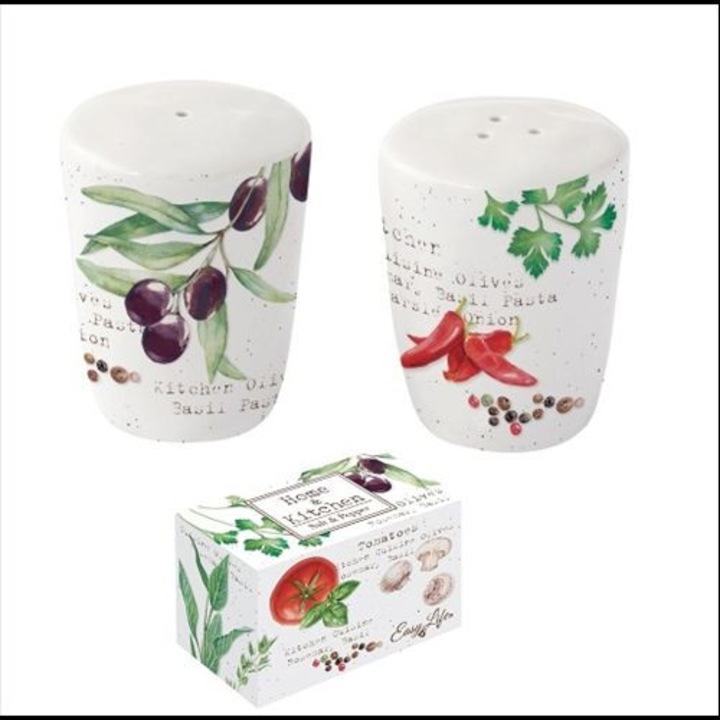 Set solnita, Easy Life-Nuova, Portelan, Home & Kitchen, Multicolor