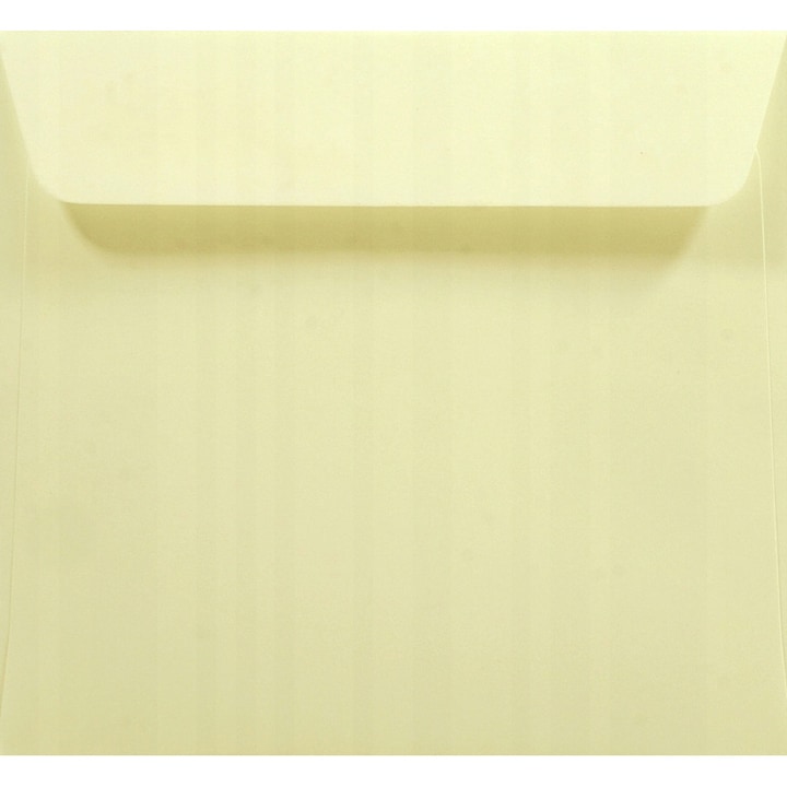 Set de plicuri decorative netede patrate, Netuno, Olin, K4, 170x170mm, Banda detasabila, 120g/m2, Hartie, ecru, 500 buc