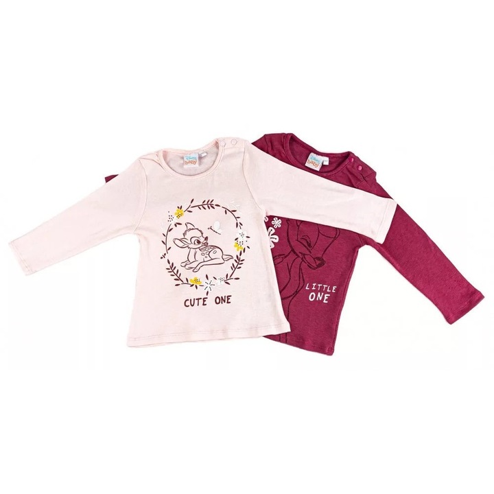 Disney Bambi Cute One baba póló, felső 2 db-os 74/80 cm