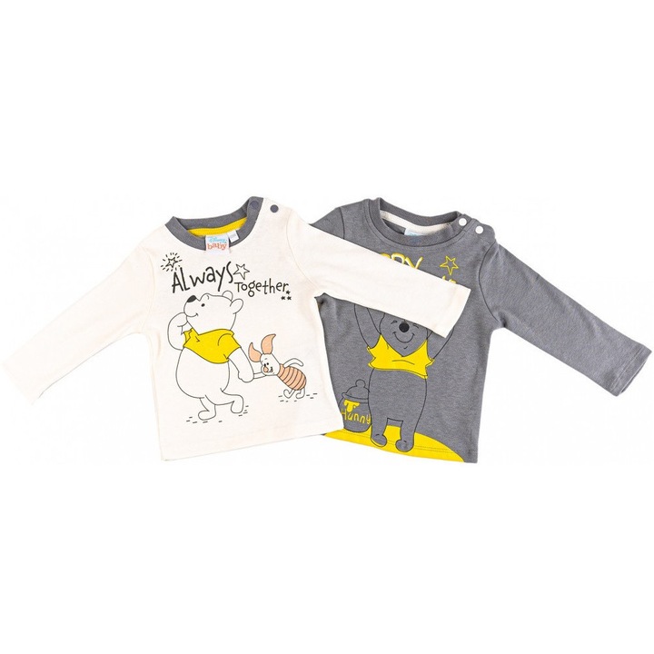 Disney Micimackó Yay baba póló, felső 2 db-os 62/68 cm