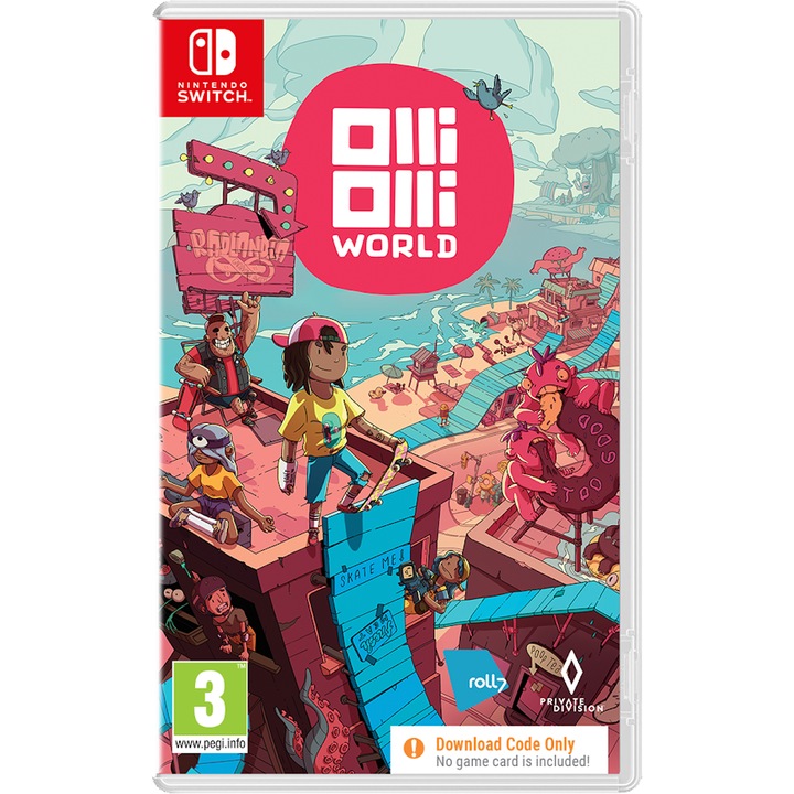Olliolli World Code In A Box Nintendo Switch Játékszoftver