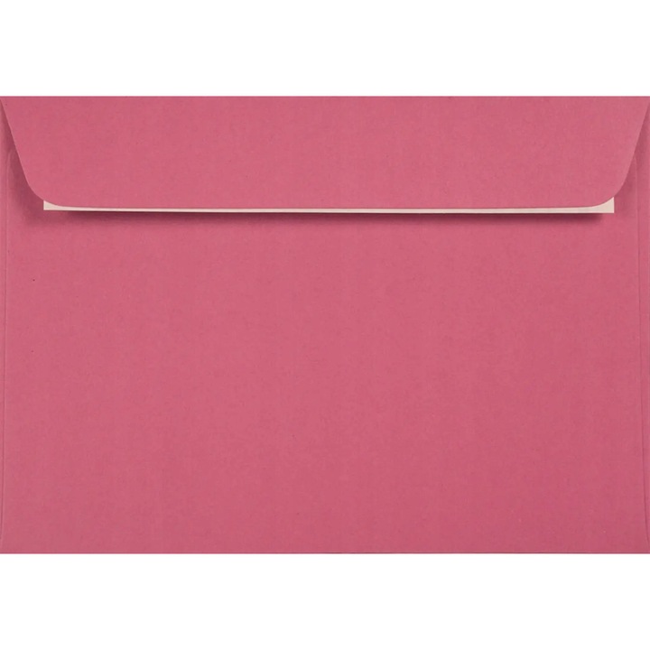 Set de plicuri decorative in culori, Netuno, Kreative, C6, 114x162mm, Banda detasabila, ecologica, 120g/m2, Hartie, roz, 500 buc