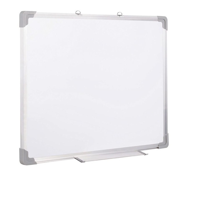 Mágneses, szárazon törölhető tábla, fehér, 60 x 45 cm