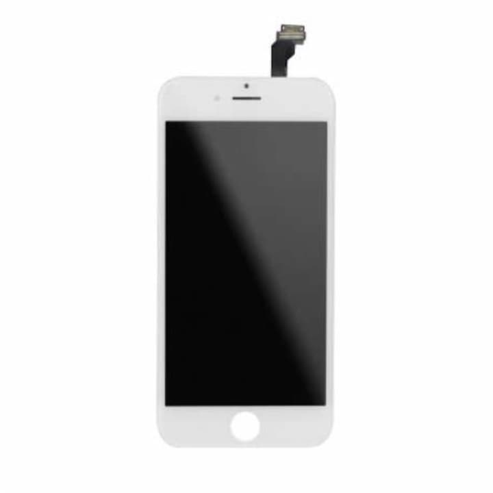 Display telefon, Compatibil cu iPhone 6, 4.7", Alb/Negru