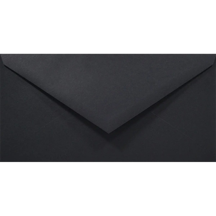 Set de plicuri decorative in culori, Netuno, Rainbow, DL, 110x220mm, Lipire umeda, V-tip, 80g/m2, Hartie, negru, 1000 buc