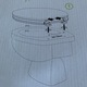 Capac wc, Frandis, cu balamale inox, inchidere standard, MDF, 38x44 cm, model Cheyenne
