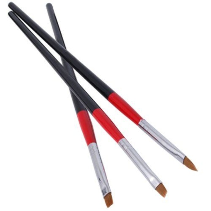 Set 3 pensule constructie unghii