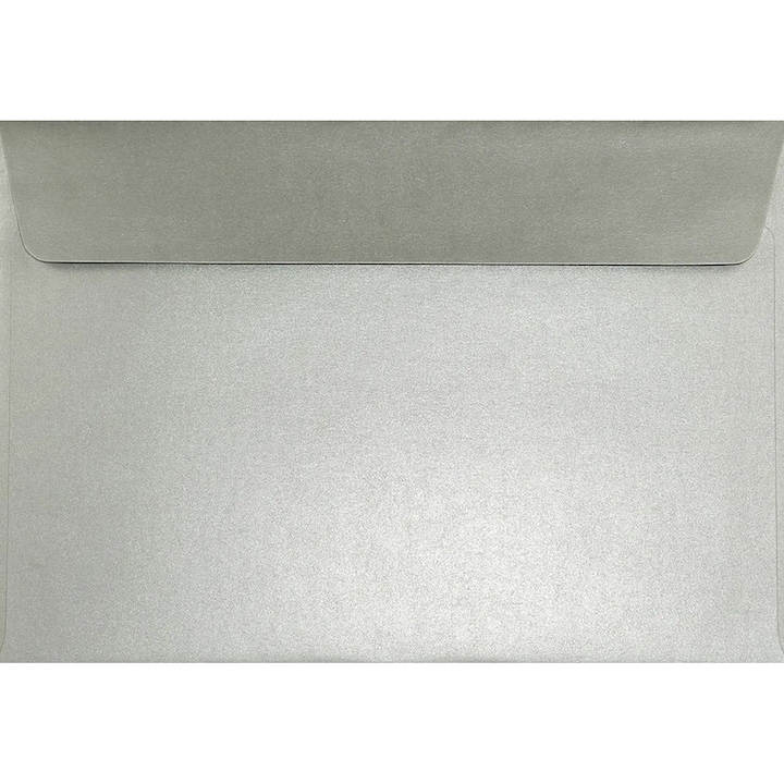 Комплект 25 метални декоративни плика C5, 16.2x22.4 Sirio Pearl Platinum silver, 125g