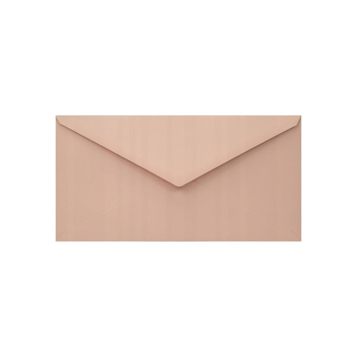 Set de plicuri decorative in culori, Netuno, Woodstock, DL, 110x220mm, Lipire umeda, V-tip, ecologica, 110g/m2, Hartie, Roz murdar, 100 buc