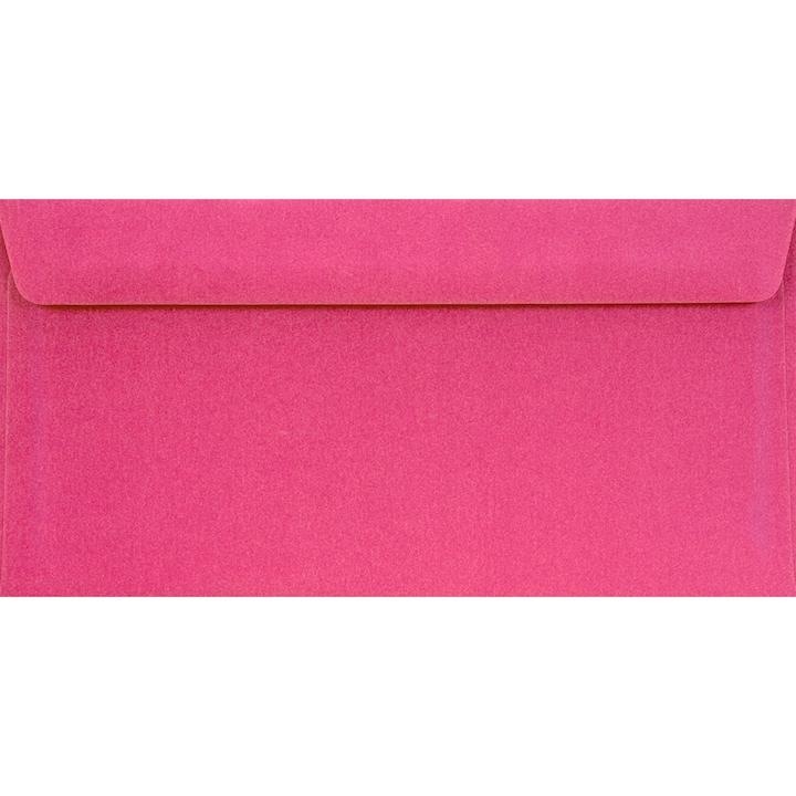 Set de plicuri decorative in culori, Netuno, Burano, DL, 110x220mm, Banda detasabila, 90g/m2, Hartie, roz, 500 buc