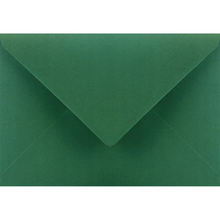 Set de plicuri decorative in culori, Netuno, Sirio Color, C5, 162x229mm, Lipire umeda, V-tip, 115g/m2, Hartie, verde, 25 buc