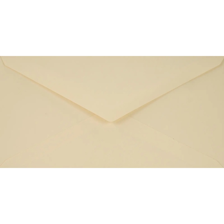 Комплект цветни декоративни пликове, Netuno, Sirio Pearl, DL, 110 x 220 мм, 115g/m2, Vanilla, 100 броя