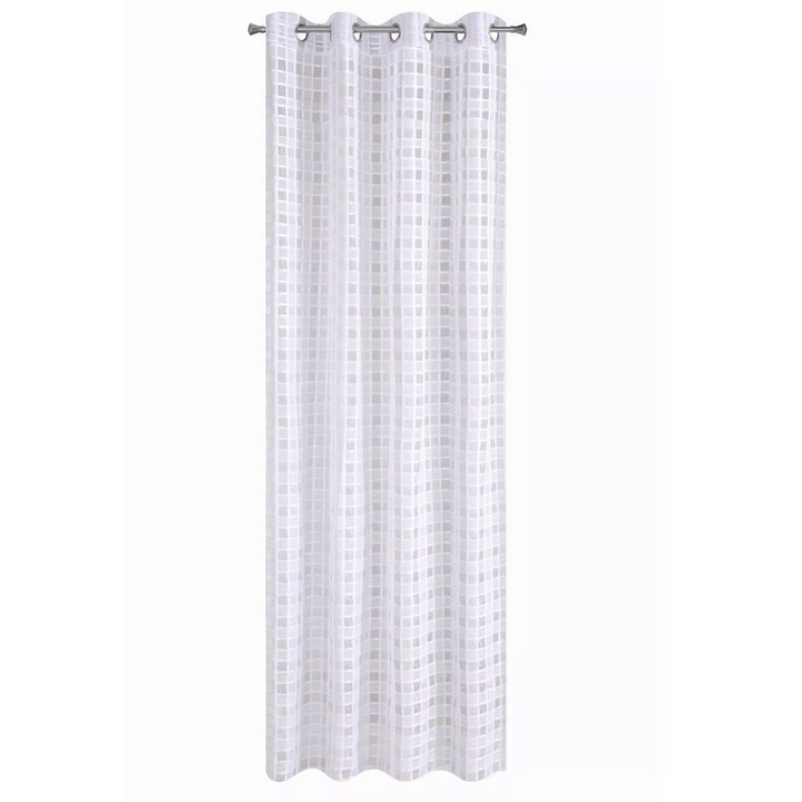 Perdea, Poliester, 140x250, Alb