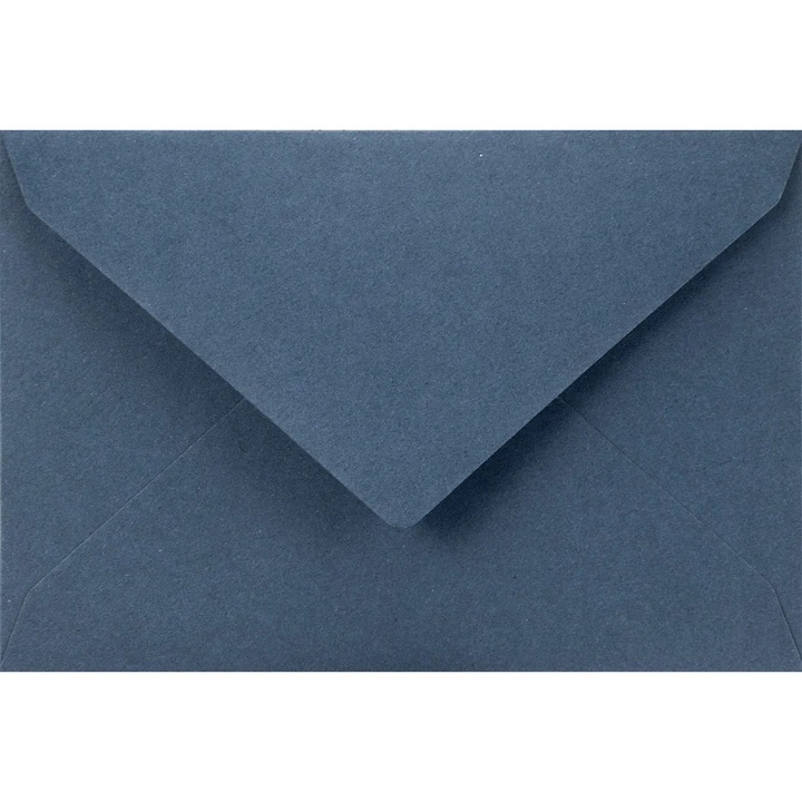 Комплект 25 декоративни плика C7, цветни, 8x12 Sirio Color Blu тъмно синьо, 115гр.