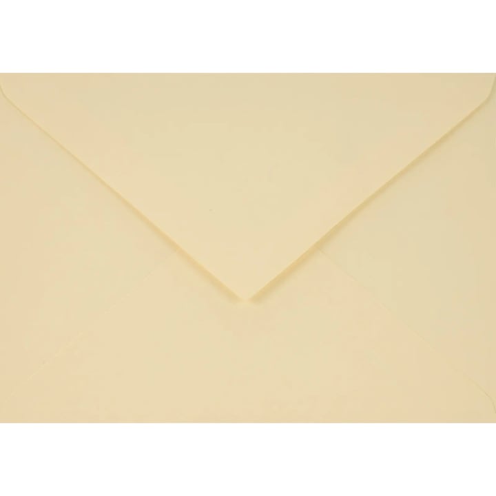 25 db színes dekoratív boríték készlet C6, 11,4x16,2 Sirio Color Paglierino vanília, 115g