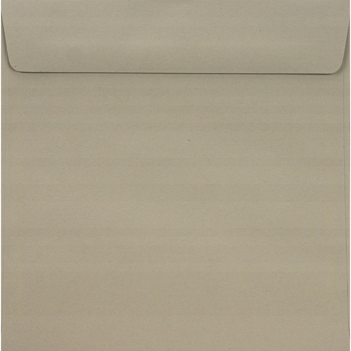 100 db dekoratív boríték készlet négyzet színben K4, 15,5x15,5 Burano Pietra szürke, 90g