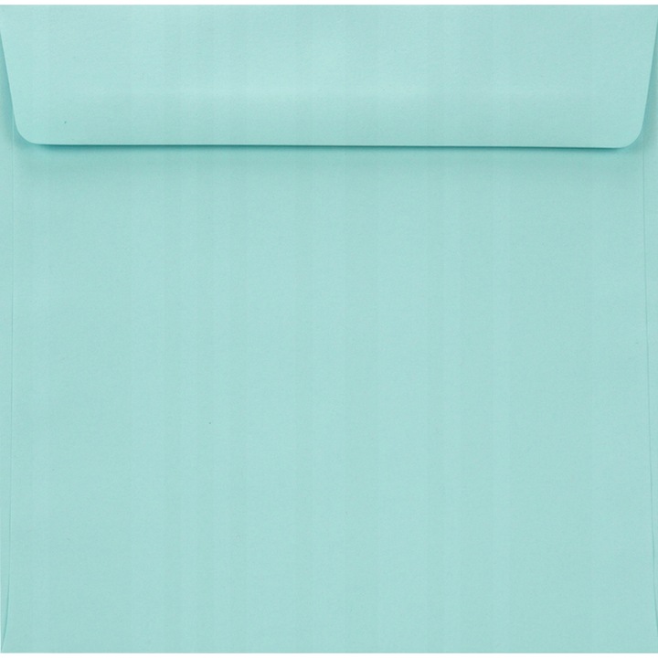 Комплект от 25 декоративни плика в квадратни цветове K4, 15.5x15.5 Azzurro светло синьо, 90g