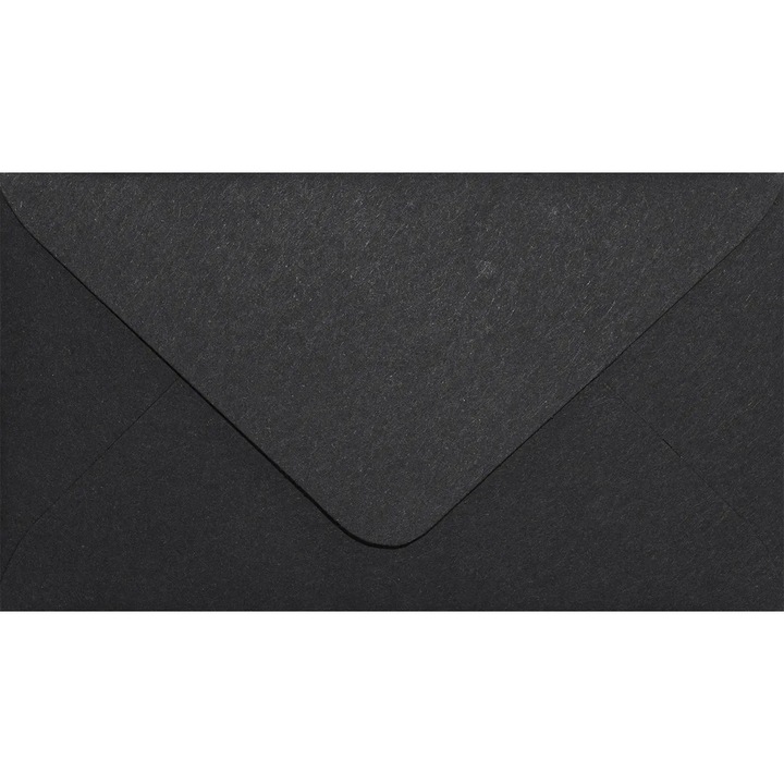 Комплект 100 цветни декоративни плика C8, 5.8x10 Nero black, 115g