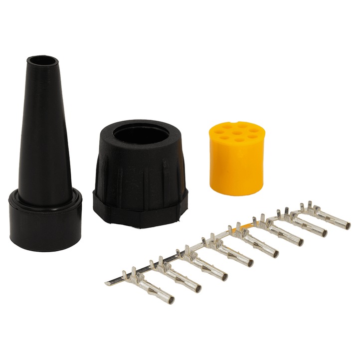 Conector Mantes de tip baioneta galben partea stanga