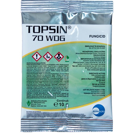 Fungicid Topsin 70 Wdg 10g Emag Ro
