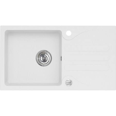 Chiuveta Algranit Alveus Galapagos A11,770*430 mm, reversibila, Material compozit, Alb