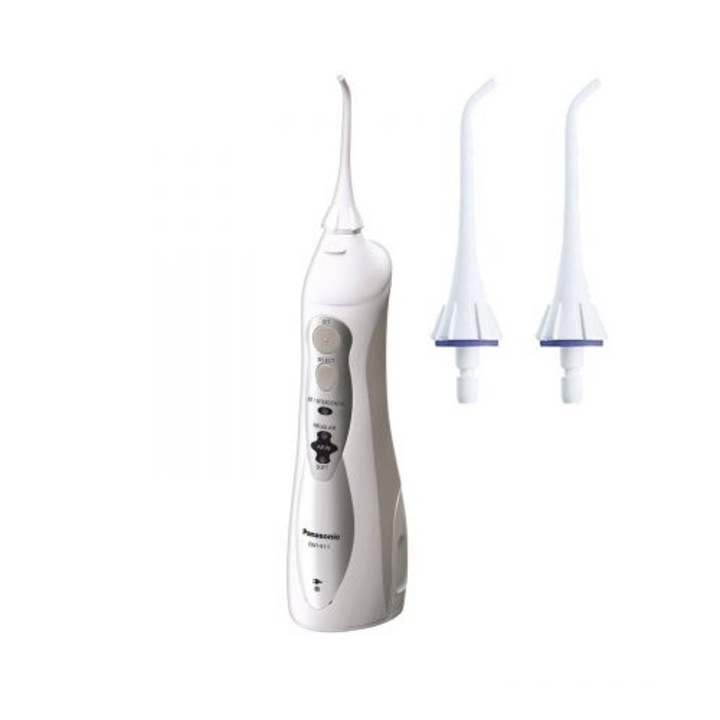 PANASONIC EW1411H845 Szájöblítő csomag, periodontális tisztítás, 2 fúvóka, fehér / ezüst
