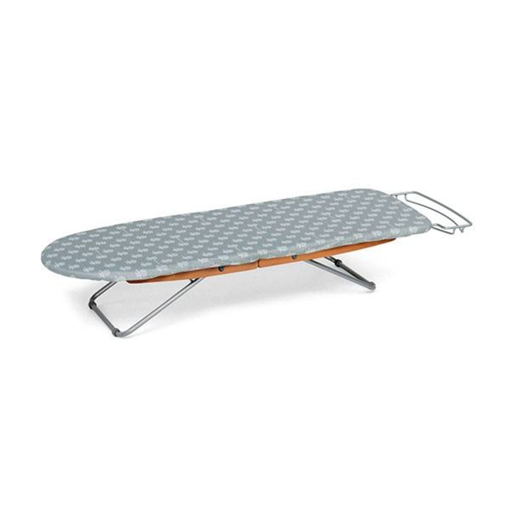 Masa de calcat de calatorie Foppapedretti, Lemn, 18 x 34 x 114 cm, Gri / Maro