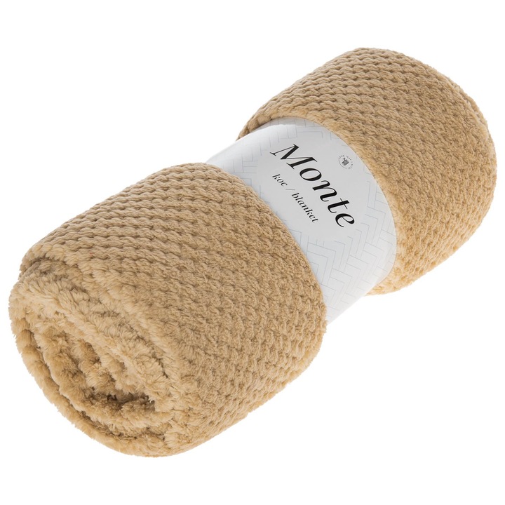 Одеяло Monte, Spod Igły i Nitki, Микрофибър, 150 x 200 см, Бежово