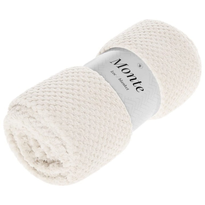 Одеяло Monte, Spod Igły i Nitki, Микрофибър, 150 x 200 см, Кремаво