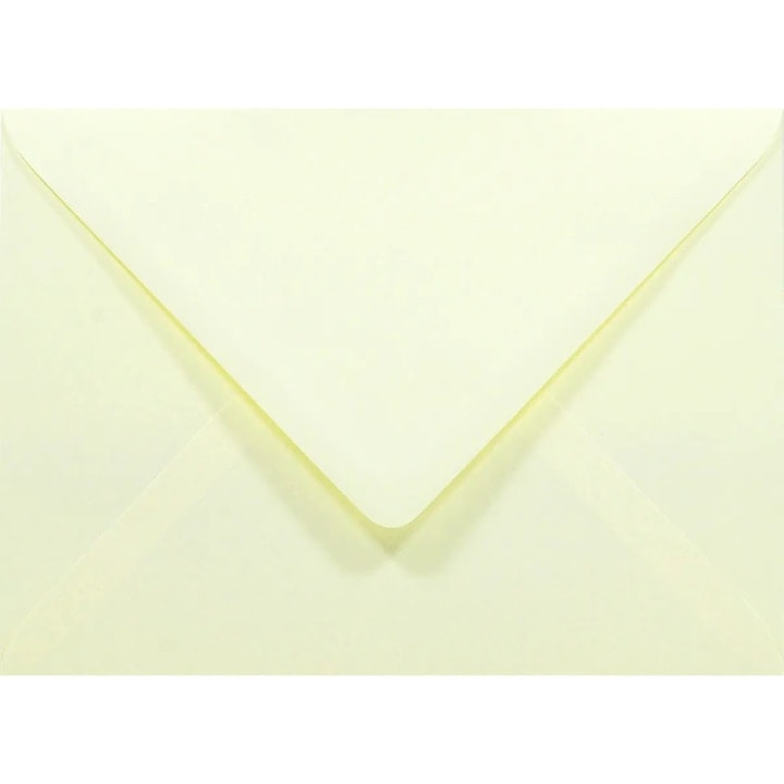 Set de plicuri decorative in culori, Netuno, Rainbow, B6, 120x180mm, Lipire umeda, V-tip, 80g/m2, Hartie, crema, 100 buc