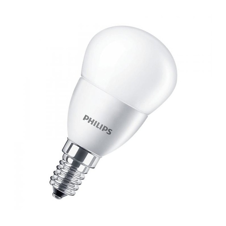 LED крушка Philips Sferic P45, 5.5W (40W), E14, 520 lm, студена светлина