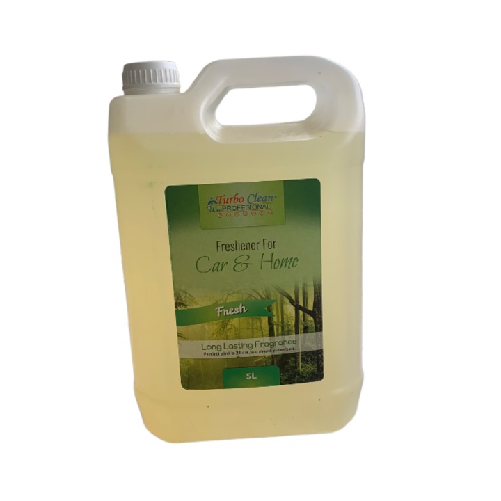Odorizant auto si camera profesional, pe baza de alcool, FRESH, TURBO CLEAN, 5L