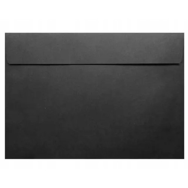 Комплект 500 декоративни плика в цвят C5, 16.2x22.9 Черен дизайн, 120g