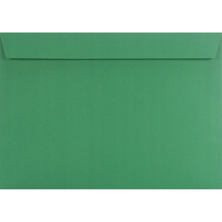 Set 500 plicuri decorative C5, Netuno, 162x229 mm, 120 g, Verde inchis