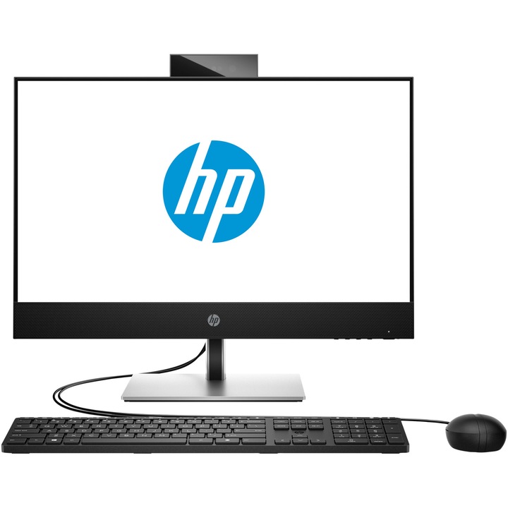 HP ProOne 440 G9 All-in-One asztali számítógép, 23.8", FHD, Intel® Core™ i5-13500T, 16GB, 512GB SSD, Intel® UHD Graphics 770, FreeDOS, Nemzetközi angol billentyűzet, Fekete