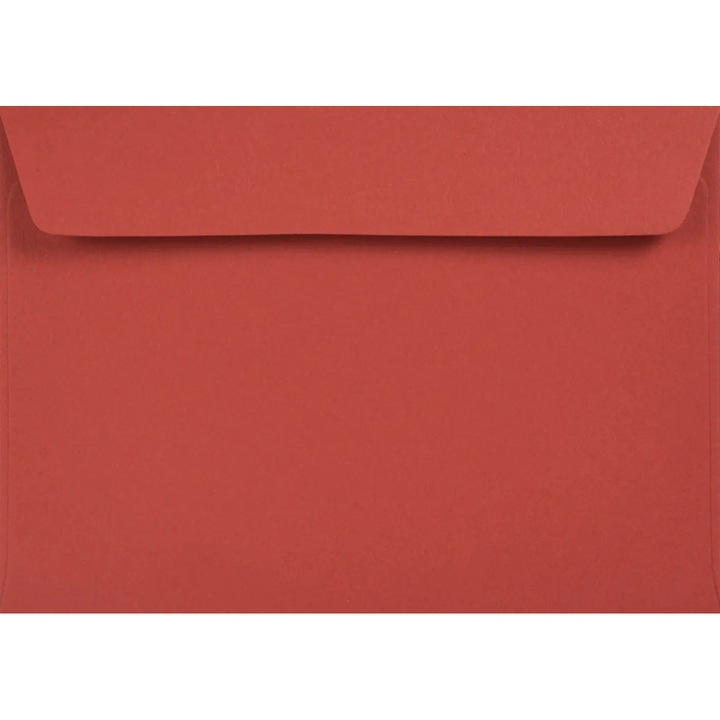 Комплект 100 декоративни плика C6, екологични, 11.4x16.2 Kreative Ruby red, 120g