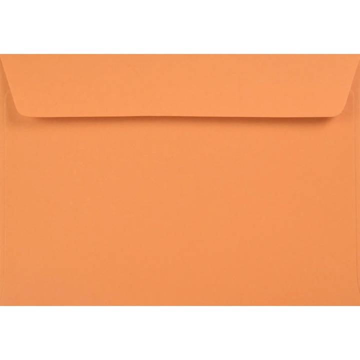25 db ökológiai dekoratív boríték készlet C6, 11,4x16,2 Kreatív mandarin narancs, 120g