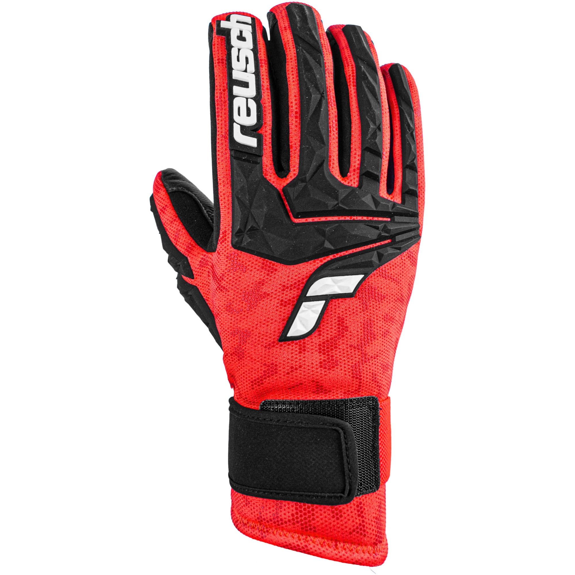Manusi ski Reusch Worldcup Warrior Neo, negru/rosu fluo