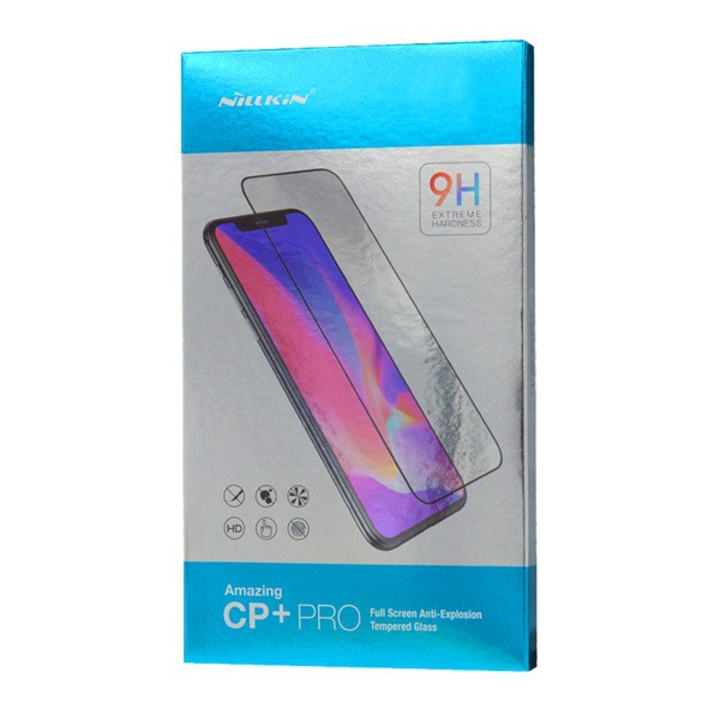 Стъкло за защита на екрана NILLKIN CP+ PRO (2.5D заоблен ръб, извито, пълно лепило, устойчиво на надраскване, UV филтриране, 0.33 mm, 9H) ЧЕРНО [Samsung Galaxy Note 10 Lite (SM-N770F)] (5996457929320) - Протектор за екран
