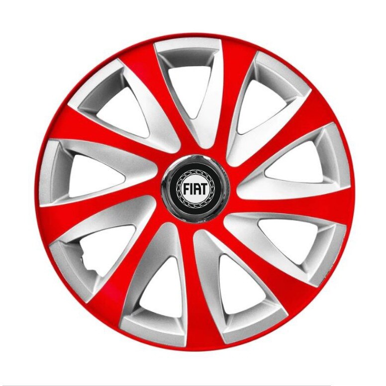 Set 4 capace roti Hubcaps Wheel R15 pentru gama auto Fiat eMAG.ro