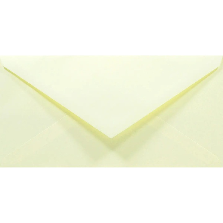 Комплект 50 цветни декоративни плика DL, 11x22 Rainbow крем, 80g