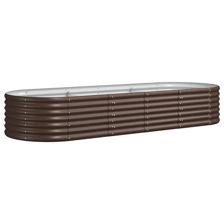 Strat inaltat gradina vidaXL, 224x80x36 cm otel vopsit electrostatic 6.98 kg 318920