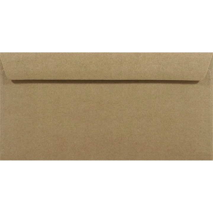 Dekoratív borítékok eko DL 11x22 barna EKO Kraft 25 db. 100g